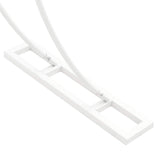 Arco Nuziale Bianco 223 x 45 x 201 cm Acciaio