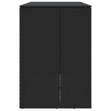 Cassa per Spazzatura 2 pcs Nero 130 x 80 x 115 cm Polietilene