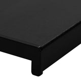 Soglia della Finestra Nero con venatura in legno PVC