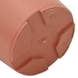 Vasi per Piante 6 pcs Rosso Mattone  17 x 14 cm Plastica