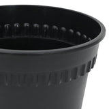 Vasi per Piante 6 pcs Nero  12,5 x 10 cm Plastica