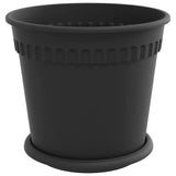 Vasi per Piante 6 pcs Nero  19 x 16 cm Plastica