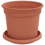 Vasi per Piante 24 pcs Rosso Mattone  15 x 12 cm Plastica