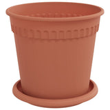 Vasi per Piante 24 pcs Rosso Mattone  17 x 14 cm Plastica