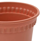 Vasi per Piante 24 pcs Rosso Mattone  19 x 16 cm Plastica