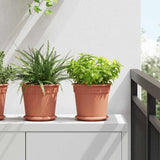 Vasi per Piante 24 pcs Rosso Mattone  19 x 16 cm Plastica