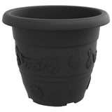 Vasi per Piante 6 pcs Nero  34 x 28 cm Plastica