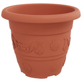 Vasi per Piante 24 pcs Rosso Mattone  26 x 21.5 cm Plastica