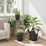 Vasi per Piante 24 pcs Nero  26 x 21.5 cm Plastica