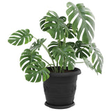Vasi per Piante 24 pcs Nero  30 x 25 cm Plastica