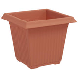 Vasi per Piante 24 pcs Rosso Mattone 16 x 16 x 14 cm Plastica