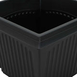 Vasi per Piante 24 pcs Nero 16 x 16 x 14 cm Plastica