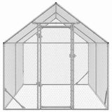 Gabbia per polli Argento 400 x 170 x 177 cm Acciaio zincato
