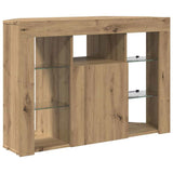 Mobile TV LED Angolare Rovere artigianale 100x40x68cm
