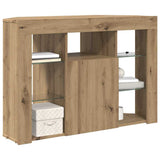 Mobile TV LED Angolare Rovere artigianale 100x40x68cm