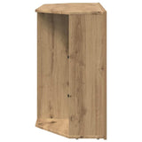 Mobile TV LED Angolare Rovere artigianale 100x40x68cm