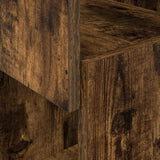 Mobile angolare Rovere fumé 25,5x25x102cm Legno truciolato