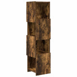 Mobile angolare Rovere fumé 25,5x25x102cm Legno truciolato