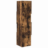 Mobile angolare Rovere fumé 25,5x25x102cm Legno truciolato