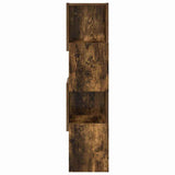 Mobile angolare Rovere fumé 25,5x25x102cm Legno truciolato