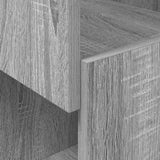 Mobile angolare Grigio Sonoma 25,5x25x102cm Legno truciolato