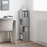Mobile angolare Grigio Sonoma 25,5x25x102cm Legno truciolato