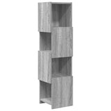 Mobile angolare Grigio Sonoma 25,5x25x102cm Legno truciolato