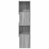 Mobile angolare Grigio Sonoma 25,5x25x102cm Legno truciolato