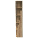 Mobile angolare Rovere artigianale 27,5x27x140cm