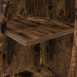 Mobile angolare Rovere fumé 32x32x140cm Legno truciolato