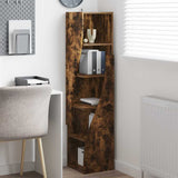 Mobile angolare Rovere fumé 32x32x140cm Legno truciolato