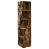 Mobile angolare Rovere fumé 32x32x140cm Legno truciolato