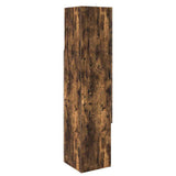 Mobile angolare Rovere fumé 32x32x140cm Legno truciolato