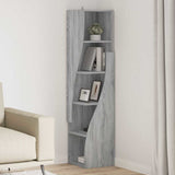 Mobile angolare Grigio Sonoma 32x32x140cm Legno truciolato