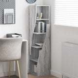 Mobile angolare Grigio Sonoma 32x32x140cm Legno truciolato