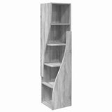 Mobile angolare Grigio Sonoma 32x32x140cm Legno truciolato