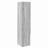 Mobile angolare Grigio Sonoma 32x32x140cm Legno truciolato
