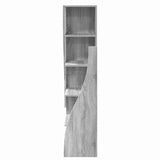 Mobile angolare Grigio Sonoma 32x32x140cm Legno truciolato