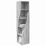Mobile angolare Grigio Sonoma 32x32x140cm Legno truciolato