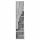 Mobile angolare Grigio Sonoma 32x32x140cm Legno truciolato