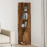 Mobile angolare Legno vecchio 32x32x140cm Legno truciolato