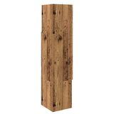 Mobile angolare Legno vecchio 32x32x140cm Legno truciolato