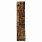Mobile angolare Legno vecchio 32x32x140cm Legno truciolato