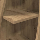 Mobile angolare Rovere artigianale 32x32x140cm