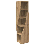 Mobile angolare Rovere artigianale 32x32x140cm
