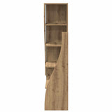 Mobile angolare Rovere artigianale 32x32x140cm