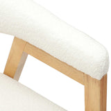 Sedie da pranzo 2 pcs Naturale 54 x 57 x 73 cm