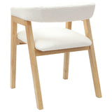 Sedie da pranzo 2 pcs Naturale 54 x 57 x 73 cm
