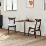 Sedie da pranzo 2 pcs Marrone Chiaro 42 x 47.5 x 81 cm
