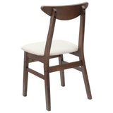 Sedie da pranzo 2 pcs Marrone Chiaro 42 x 47.5 x 81 cm